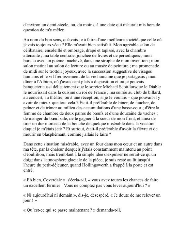 La romance de Blithedale - Nathaniel Hawthorne (The Blithedale Romance - Francais) - Image 2