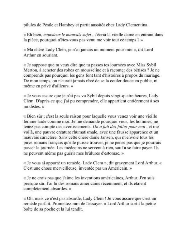 Le crime de Lord Arthur Savile et autres histoires - Oscar Wilde (Lord Arthur Savile’s Crime and Other Stories - Francais) - Image 2