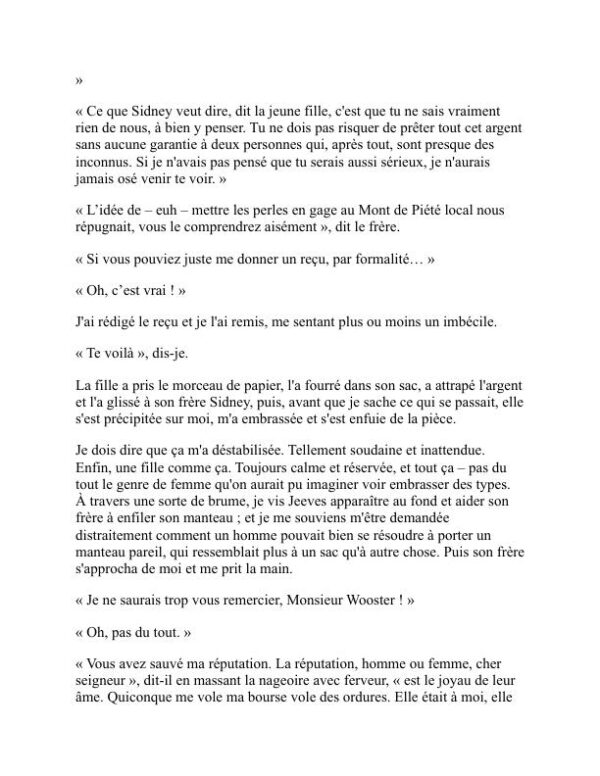 Histoires de Jeeves - P. G. Wodehouse (Jeeves Stories - Francais) - Image 2