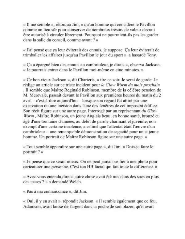 Les chasseurs de pots - P. G. Wodehouse (The Pothunters - Francais) - Image 2