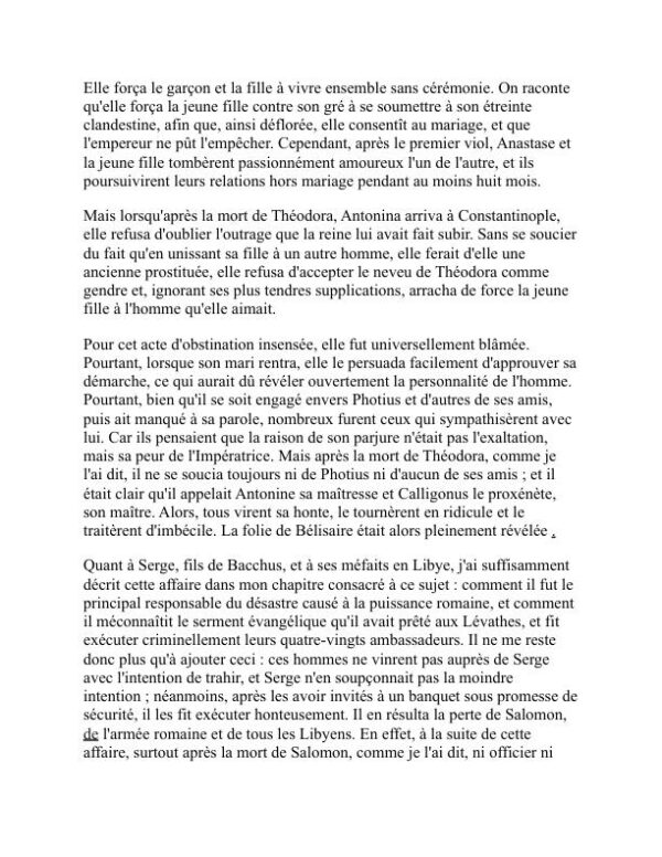 L'histoire secrète - Procopius (The Secret History - Francais) - Image 2
