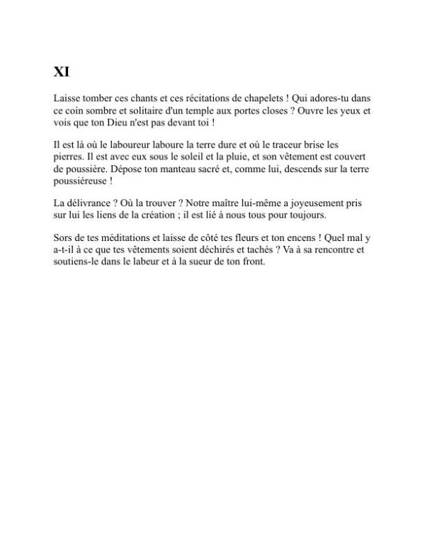 Gitanjali - Rabindranath Tagore (Gitanjali - Francais) - Image 2
