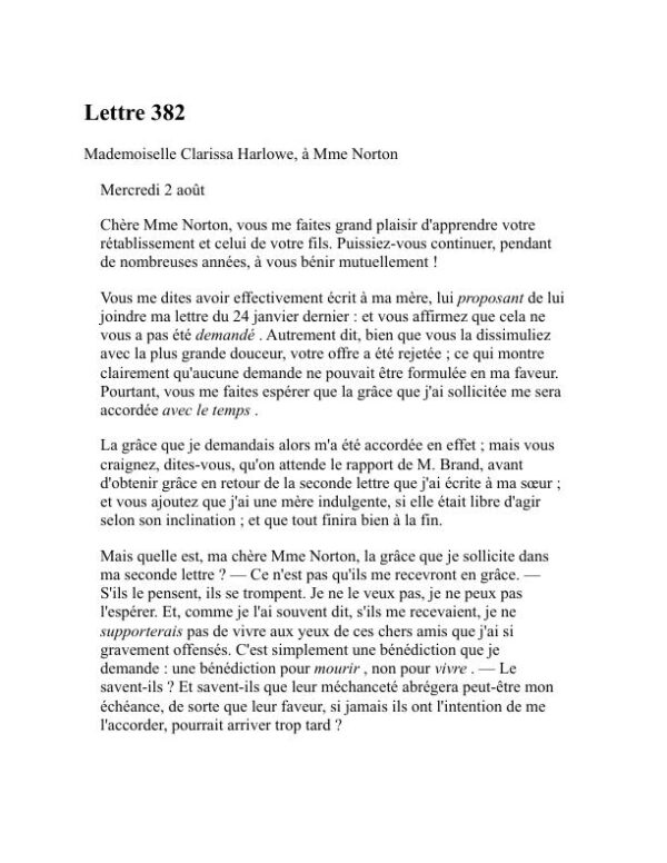 Clarisse - Samuel Richardson (Clarissa - Francais) - Image 2