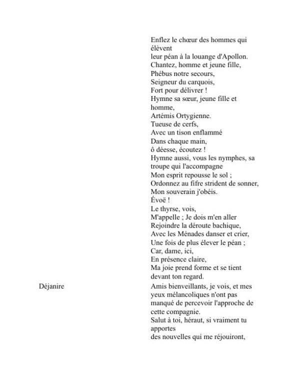 Les Trachiniae - Sophocles (The Trachiniae - Francais) - Image 2