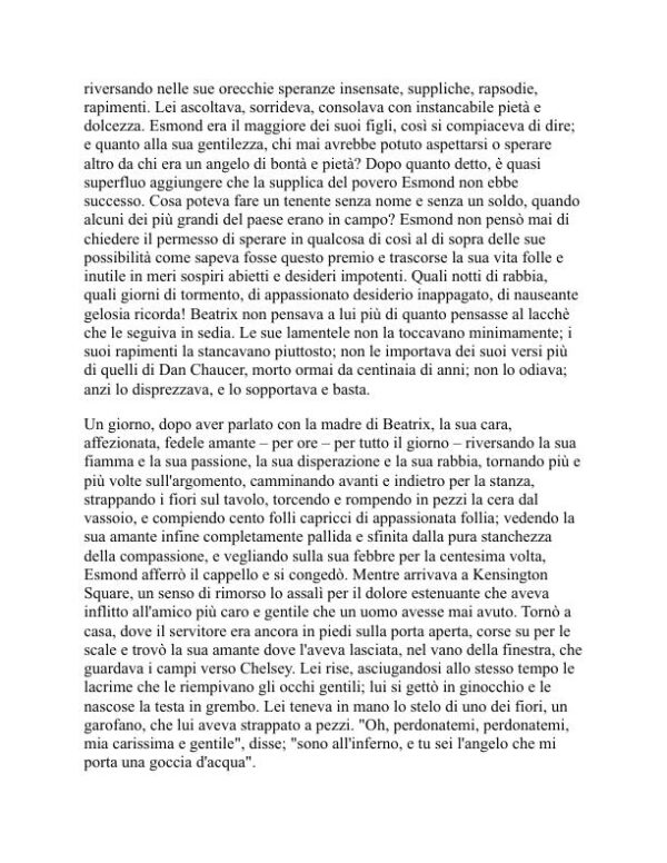 La storia di Henry Esmond - William Makepeace Thackeray (The History of Henry Esmond - Italiano) - Image 2