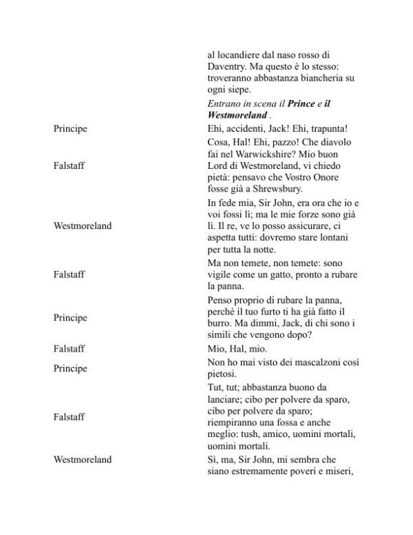 Enrico IV, parte I - William Shakespeare (Henry IV, Part I - Italiano) - Image 2