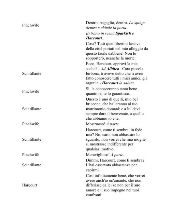 La moglie di campagna - William Wycherley (The Country Wife - Italiano) - Image 2