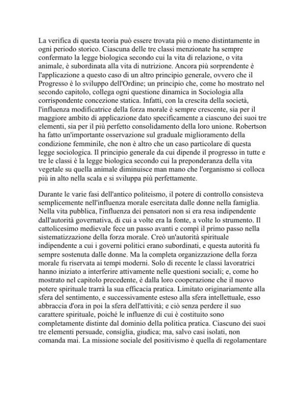 Una visione generale del positivismo - Auguste Comte (A General View of Positivism - Italiano) - Image 2