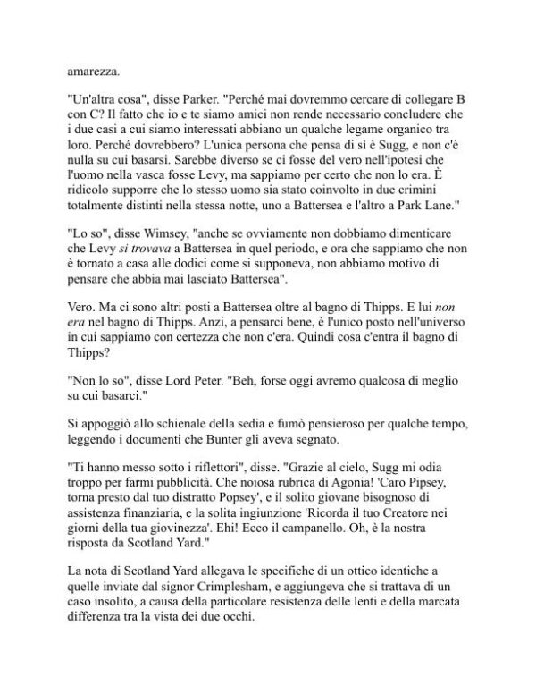 Il corpo di chi? - Dorothy L. Sayers (Whose Body? - Italiano) - Image 2