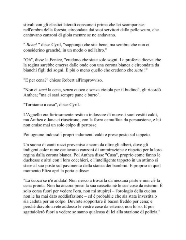 La Fenice e il Tappeto - E. Nesbit (The Phoenix and the Carpet - Italiano) - Image 2