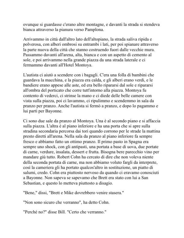 Anche il sole sorge - Ernest Hemingway (The Sun Also Rises - Italiano) - Image 2