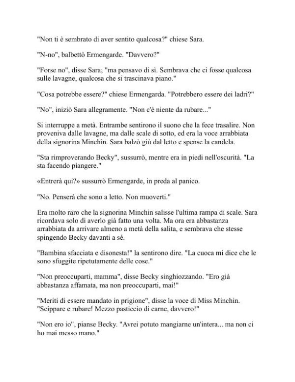 Una piccola principessa - Frances Hodgson Burnett (A Little Princess - Italiano) - Image 2