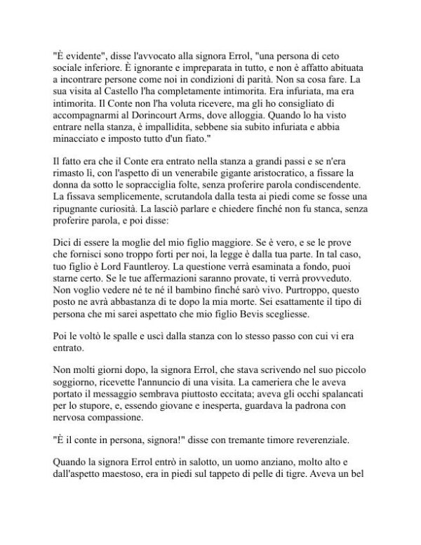 Il piccolo Lord Fauntleroy - Frances Hodgson Burnett (Little Lord Fauntleroy - Italiano) - Image 2
