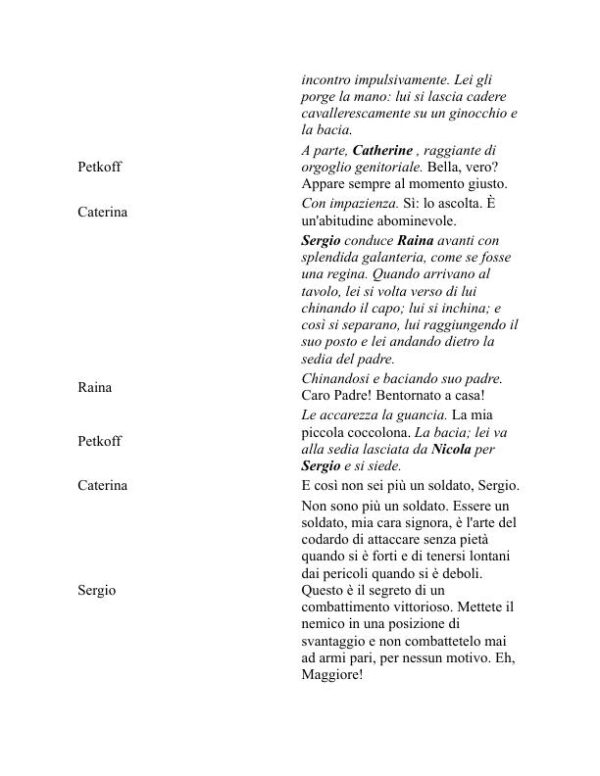 Le armi e l'uomo - George Bernard Shaw (Arms and the Man - Italiano) - Image 2