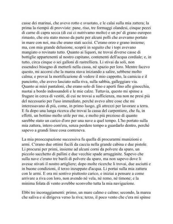 La vita e le avventure di Robinson Crusoe - Daniel Defoe (The Life and Adventures of Robinson Crusoe - Italiano) - Image 2