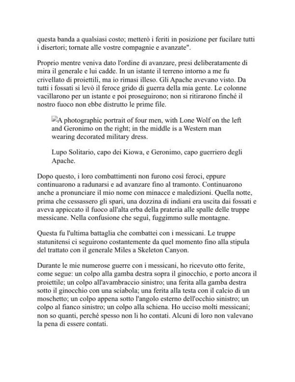 La storia della vita di Geronimo - Geronimo (Geronimo’s Story of His Life - Italiano) - Image 2