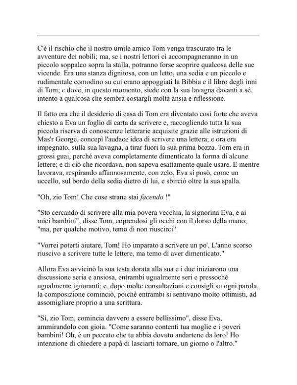 La capanna dello zio Tom - Harriet Beecher Stowe (Uncle Tom’s Cabin - Italiano) - Image 2