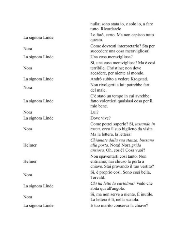 Casa di bambola - Henrik Ibsen (A Doll’s House - Italiano) - Image 2