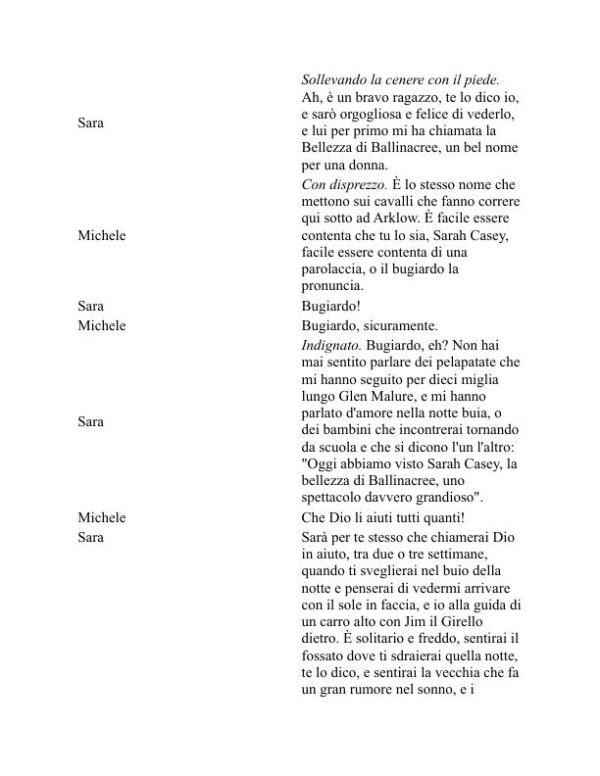 Brevi opere teatrali - J. M. Synge (Short Plays - Italiano) - Image 2