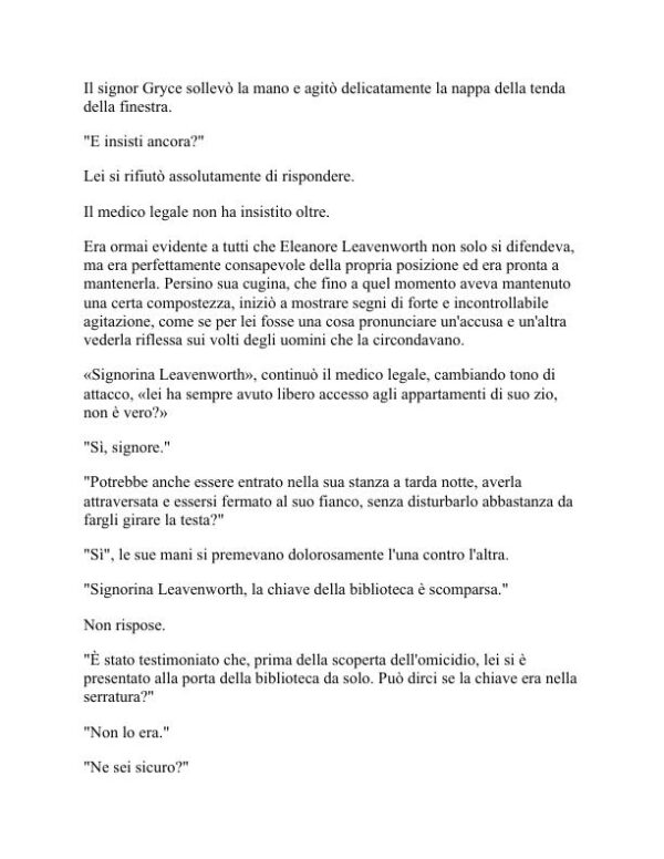 Il caso Leavenworth - Anna Katharine Green (The Leavenworth Case - Italiano) - Image 2