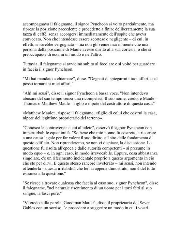 La casa dei sette frontoni - Nathaniel Hawthorne (The House of the Seven Gables - Italiano) - Image 2