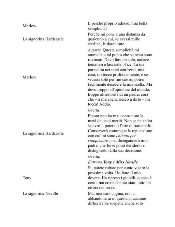 Lei si china per conquistare - Oliver Goldsmith (She Stoops to Conquer - Italiano) - Image 2