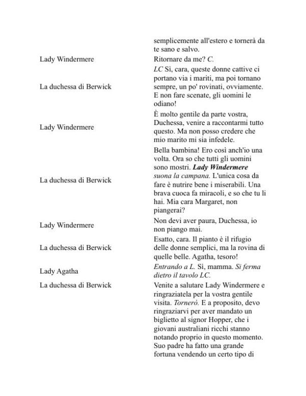 Il ventaglio di Lady Windermere - Oscar Wilde (Lady Windermere’s Fan - Italiano) - Image 2