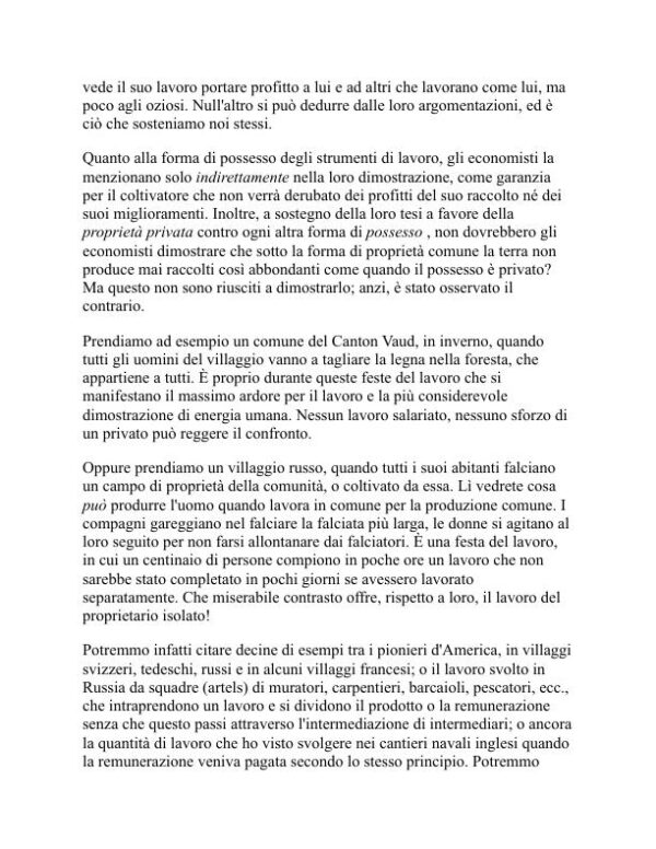 La conquista del pane - Peter Kropotkin (The Conquest of Bread - Italiano) - Image 2