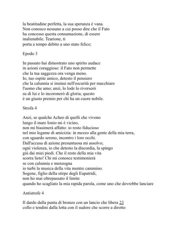 Odi alla Vittoria - Pindar (Victory Odes - Italiano) - Image 2