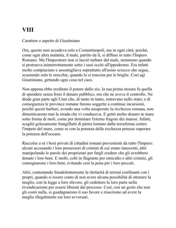 La storia segreta - Procopius (The Secret History - Italiano) - Image 2