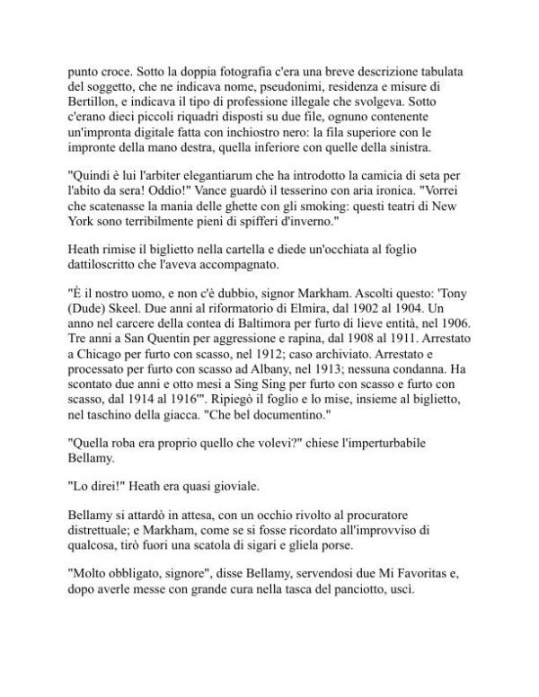 Il caso dell'omicidio del canarino - S. S. Van Dine (The Canary Murder Case - Italiano) - Image 2