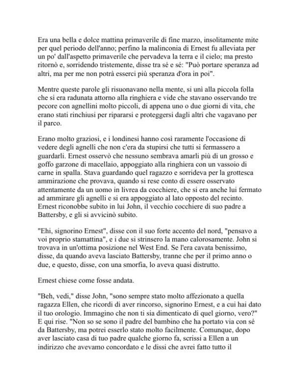 La via di ogni carne - Samuel Butler (The Way of All Flesh - Italiano) - Image 2