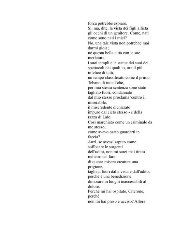 Edipo Re - Sophocles (Oedipus Rex - Italiano) - Image 2