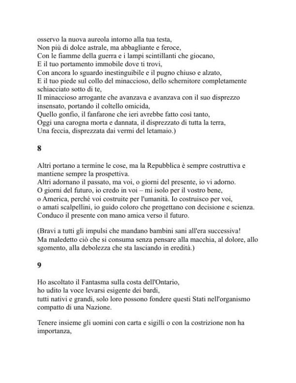 Foglie d'erba - Walt Whitman (Leaves of Grass - Italiano) - Image 2