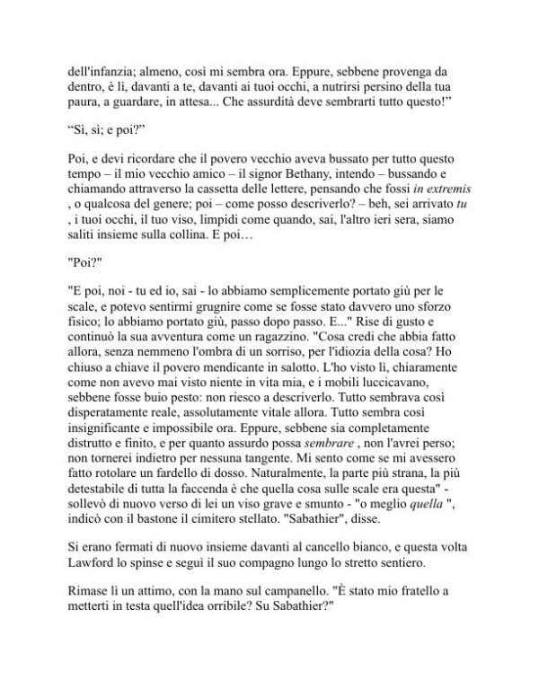 Il ritorno - Walter de la Mare (The Return - Italiano) - Image 2