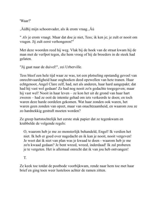Tess van de d'Urbervilles - Thomas Hardy (Tess of the d’Urbervilles - Nederlands) - Image 2