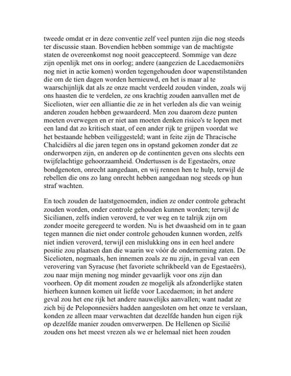 Geschiedenis van de Peloponnesische Oorlog - Thucydides (History of the Peloponnesian War - Nederlands) - Image 2