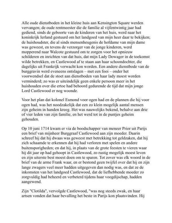 De geschiedenis van Henry Esmond - William Makepeace Thackeray (The History of Henry Esmond - Nederlands) - Image 2