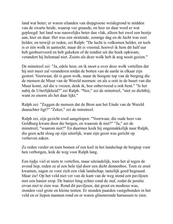 De put aan het einde van de wereld - William Morris (The Well at the World’s End - Nederlands) - Image 2