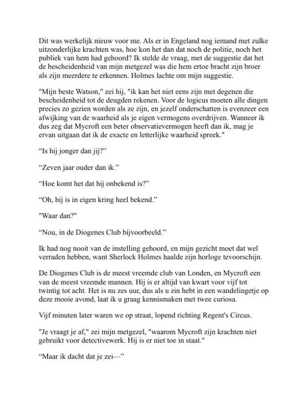 De memoires van Sherlock Holmes - Arthur Conan Doyle (The Memoirs of Sherlock Holmes - Nederlands) - Image 2