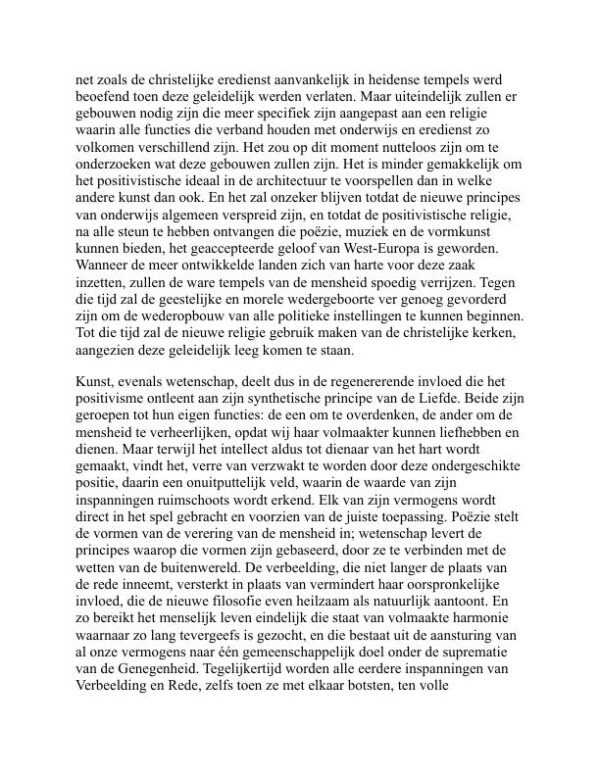 Een algemeen beeld van het positivisme - Auguste Comte (A General View of Positivism - Nederlands) - Image 2