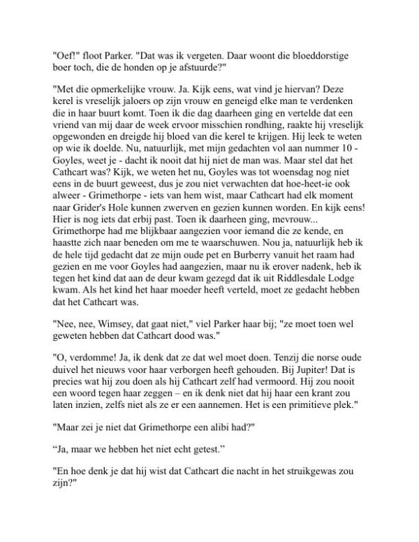 Wolken van Getuigenis - Dorothy L. Sayers (Clouds of Witness - Nederlands) - Image 2