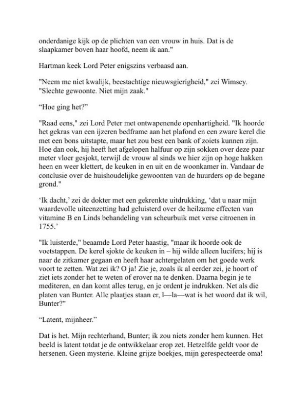 Heer Peter bekijkt het lichaam - Dorothy L. Sayers (Lord Peter Views the Body - Nederlands) - Image 2