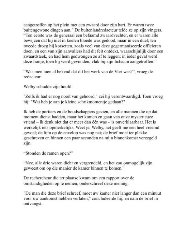 De vier rechtvaardige mannen - Edgar Wallace (The Four Just Men - Nederlands) - Image 2