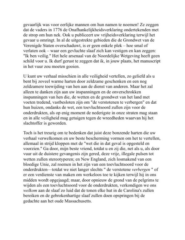 Verhaal van het leven van Frederick Douglass - Frederick Douglass (Narrative of the Life of Frederick Douglass - Nederlands) - Image 2