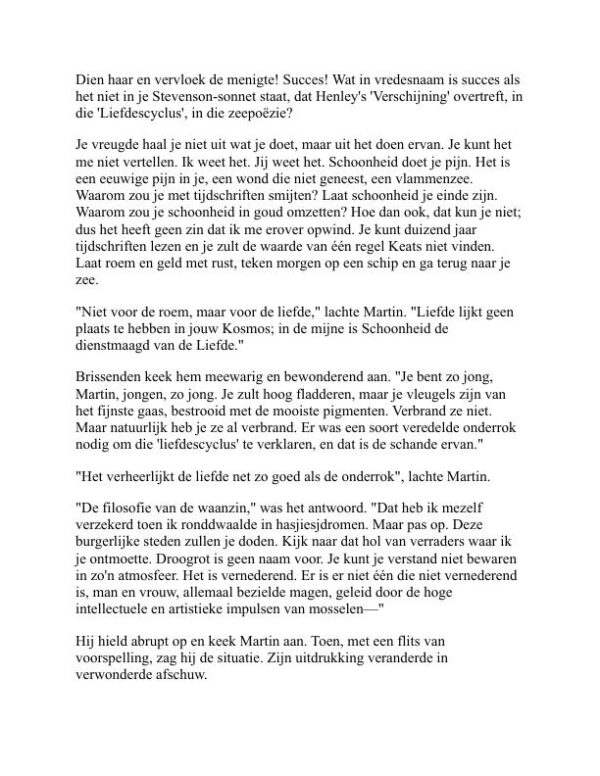 Martin Eden - Jack London (Martin Eden - Nederlands) - Image 2