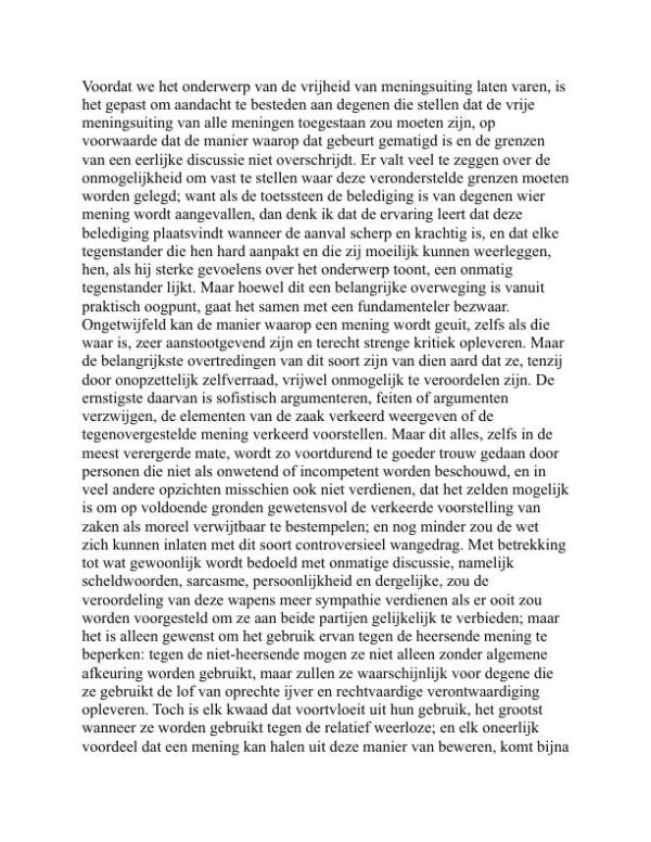 Over vrijheid - John Stuart Mill (On Liberty - Nederlands) - Image 2