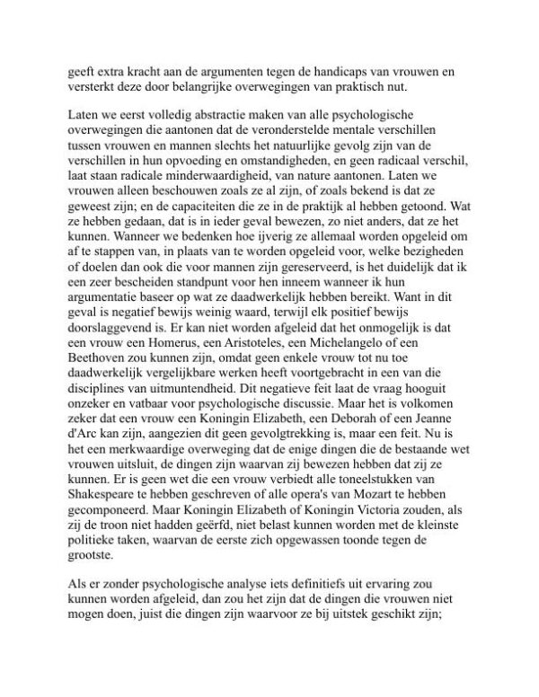 De onderwerping van vrouwen - John Stuart Mill (The Subjection of Women - Nederlands) - Image 2