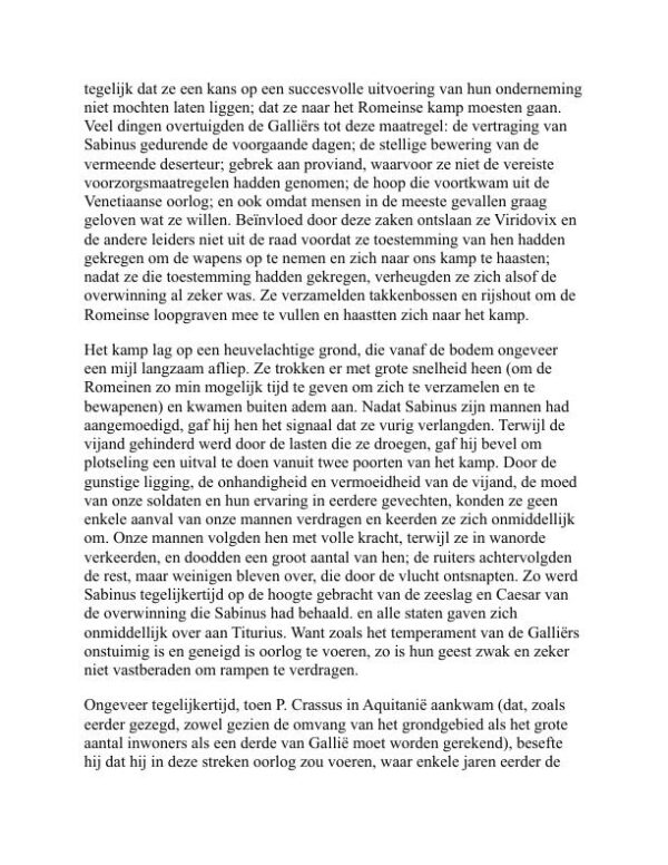 Commentaren op de Gallische Oorlog - Julius Caesar (Commentaries on the Gallic War - Nederlands) - Image 2