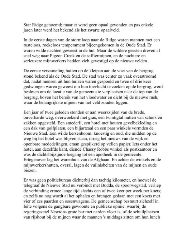 De Zwarte Opaal - Katharine Susannah Prichard (The Black Opal - Nederlands) - Image 2